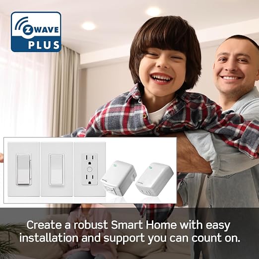 Leviton Decora Smart Switch Z-Wave 800 Series, ZW15S-1RW, White