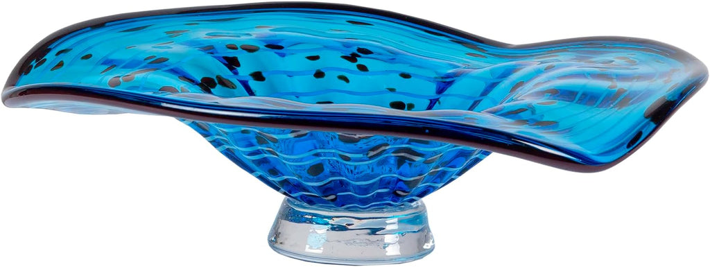 Dale Tiffany AV13111-D12 Wrightwood Hand Blown Art Glass Wall Art Décor - 12 Inch, 3.50x12.00x12.00