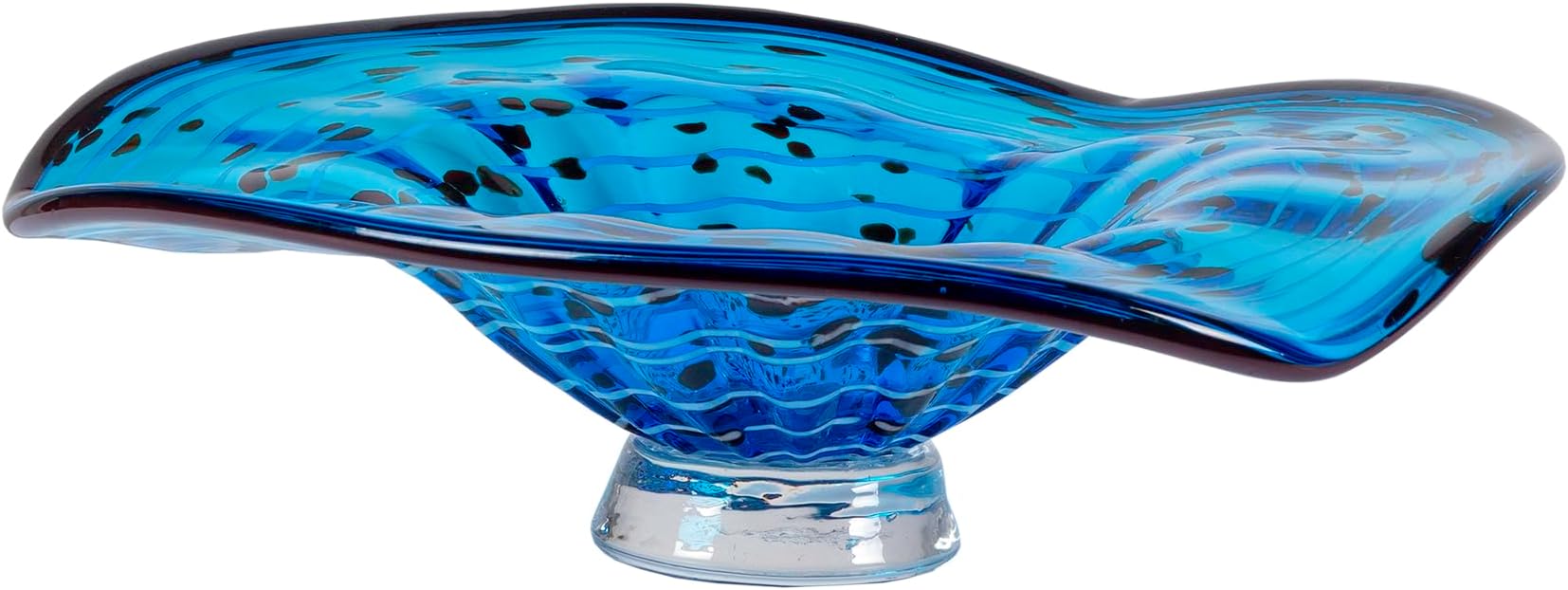 Dale Tiffany AV13111-D12 Wrightwood Hand Blown Art Glass Wall Art Décor - 12 Inch, 3.50x12.00x12.00