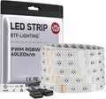 BTF-LIGHTING RGBW LED Strip Lights,UL Listed,5050 4 Colors in 1 RGB + 2700K-3000K Warm White,24V DC,16.4ft/5m 60LEDs/m 12mm White PCB, IP30 for Home Decoration(No Adapter or Controller)