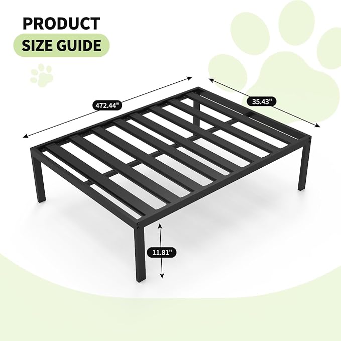 Dog Bed Frame,with Two Storage Drawer,Suitable for Various Dog beds | Get off the ground for healthier sleep
