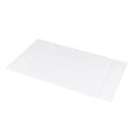 Amazon Basics Non-Slip Cotton Bath Mat, 100% Cotton Absorbent, Machine Washable, 31" L x 20" W, Bright White