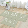 GUBIYU Kitchen Rug Set of 2,A Little Bit of Crazy A Whole Lot of Love Rugs for Living Room Dining Room Bedroom Aesthetic Anti Fatigue Kitchen Mats Non Skid Waterproof Rugs Farmhouse Office Home Decor