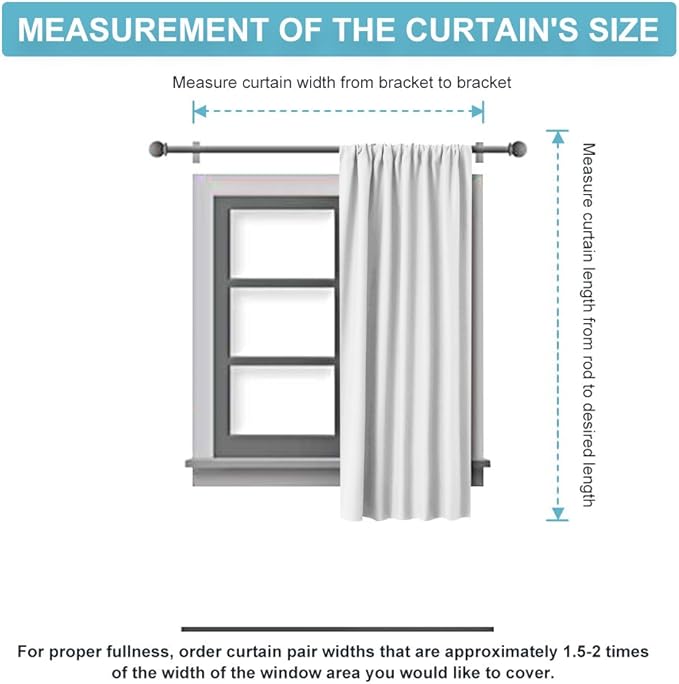 RYB HOME Short Window Curtains for Kitchen, Room Darkening Rod Pocket Drapes Decorative Privcay Backdrops Thermal Shades for Home Office Bathroom Basement, Peach Blush, W42 x L45 inch, 2 Panels
