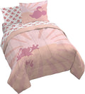 Disney Minnie Mouse Queen Comforter Set 7 Piece Bedding for Girls, Pink | Bed in a Bag, Comforter Sheets Shams Pillowcases, Official Product, Soft Microfiber, Machine Washable, Girls Gift