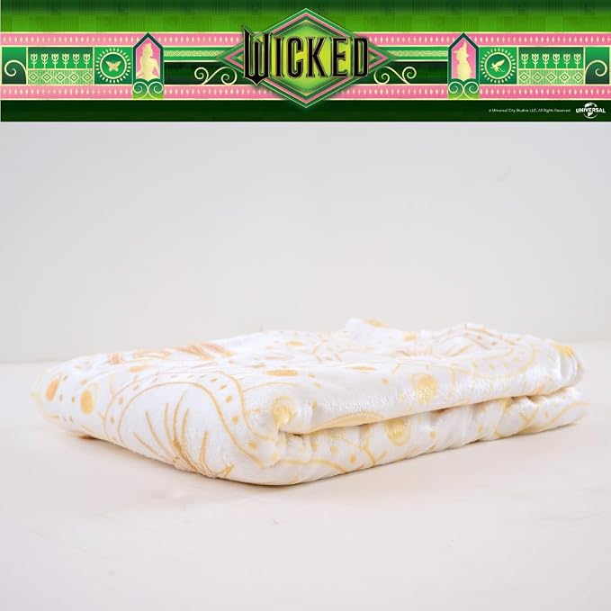 Collectibles Wicked Super Soft Cozy Throw, 46 in x 60 in, (Officially Licensed Product) by Franco