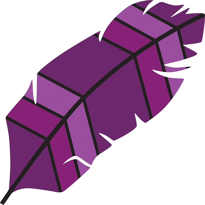 Barker Creek Double-Sided Cut-Outs 2-Pack, Bohemian Feathers, School Accents, Bulletin Boards, Party Decorations, Office, Home Learning, Classroom Decor, 7.5" Long, 72 per Set (4422)
