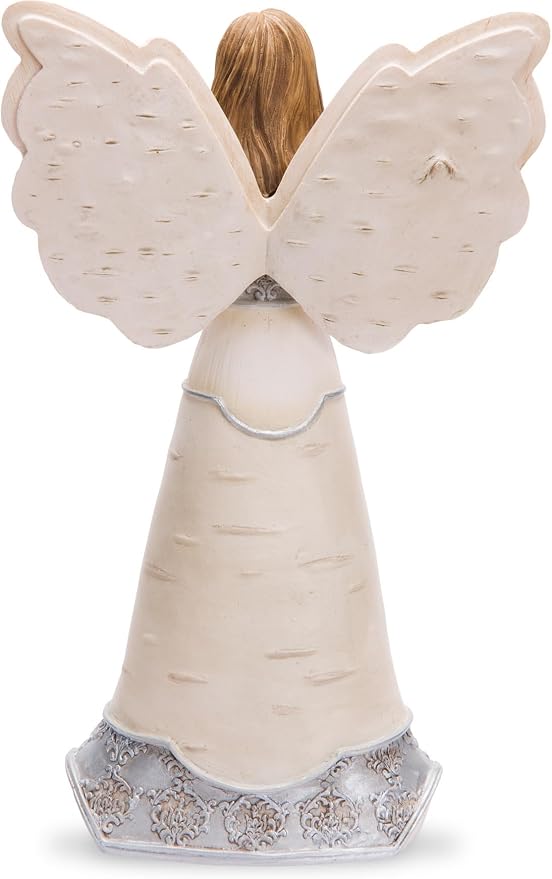 Pavilion Gift Company Elements Sister Guardian Angel Figurine, 6", Pink
