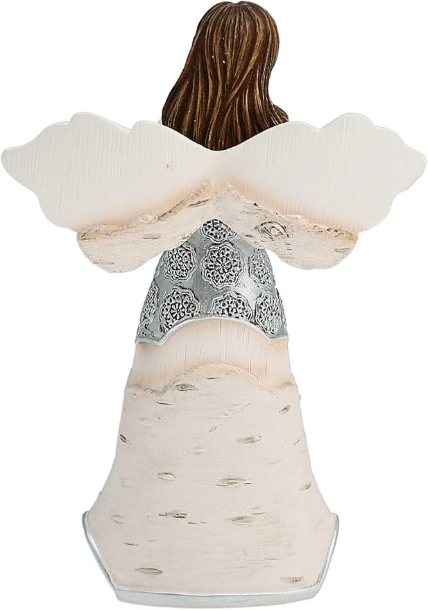 Pavilion Gift Company 82349 Granddaughter Angel Figurine, 5-1/2-Inch, Silver