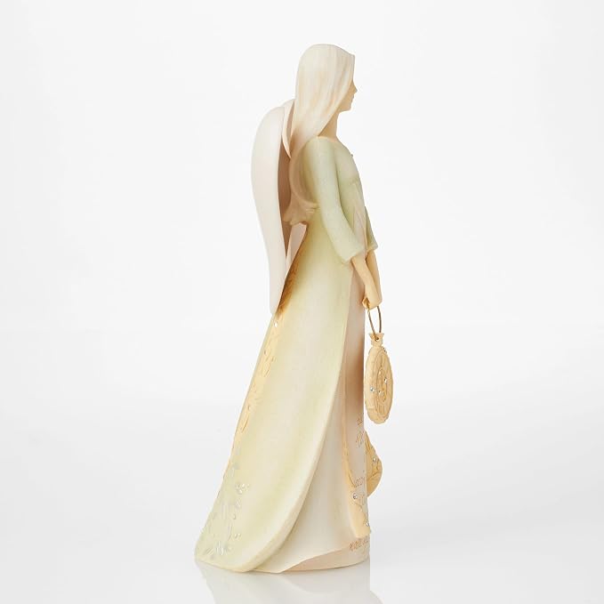 Enesco Foundations Collection Bless Your Retirement Angel Figurine- Resin Hand Painted Collectible Decorative Angels Figurines Home Decor Retirement Statue, 9 Inch