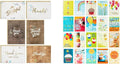 Hallmark Thank You Cards and Birthday Cards Assortment (68 Cards with Envelopes)