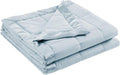 Madison Park Down Alternative Queen Blanket for Bed, Satin Trim, Blue | Lightweight Windom Blanket Full Size Premium 3M Scotchgard Moisture Wicking Treatment, OEKO TEX, Soft Bed Cover, All Season