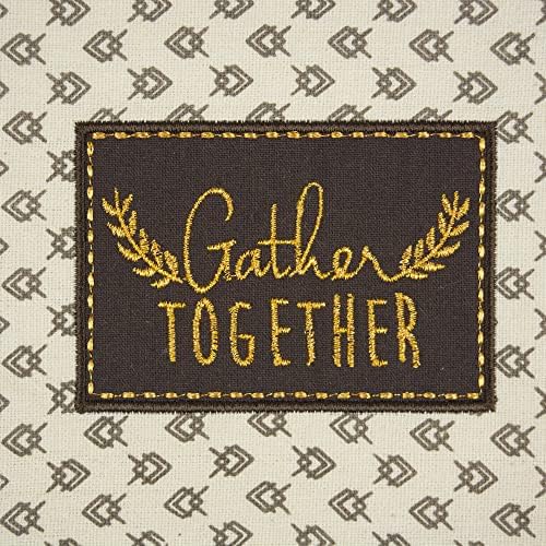 DII Thanksgiving Fall Kitchen Towels Collection Decorative Embellished Dish Towel Set, 18x28, Rustic Fall, 3 Count - Image 3