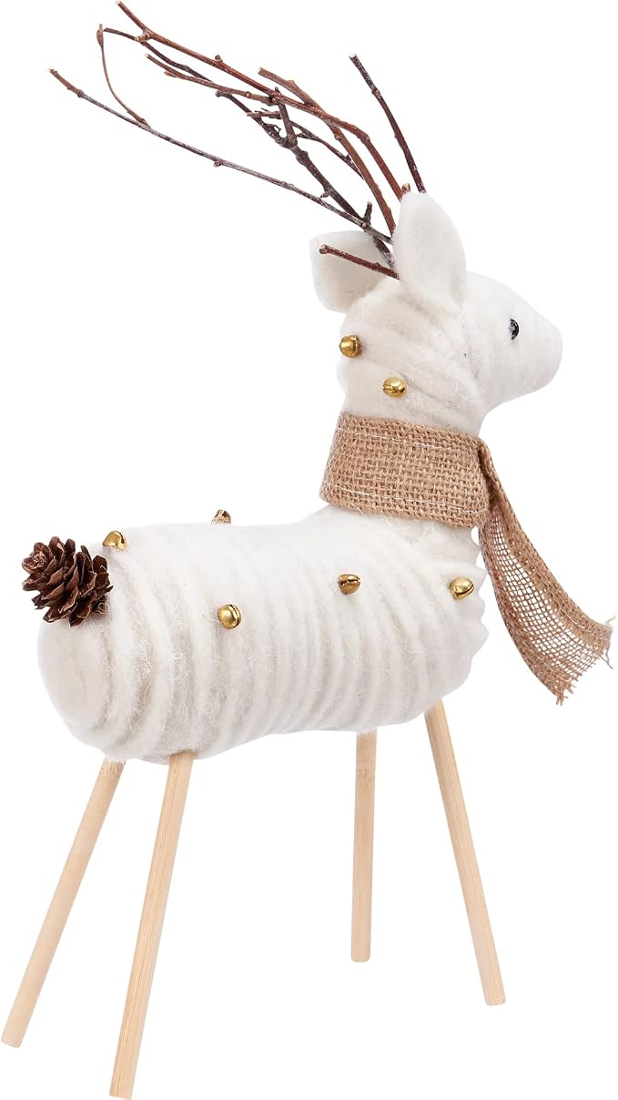 Primitives by Kathy Cream Deer Decorative Sitter Set