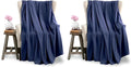 Vellux King Size Microfleece Blanket - All-Season Comfort, Supersoft Lightweight Throw for Bed, Couch, Sofa or Travel, Pet-Friendly, Navy (Pack of 2)