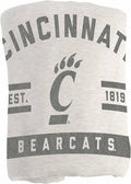 Logo Brands NCAA Sweatshirt Blanket - Officially Licensed Soft Throw Blanket for Fans, Cozy Game Day Blanket, Vintage-Style, Great Gift for Students & Alumni