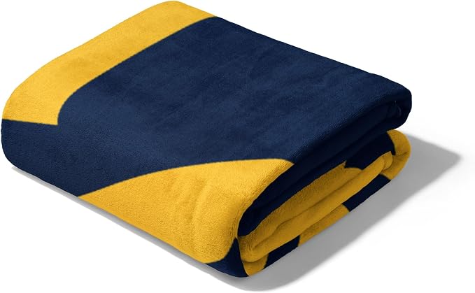 Northwest NCAA Silk Touch Throw Blanket, Ultra Soft Plush Polyester, Lightweight Warm Decorative Fan Gift, 46 x 60 in