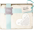 Pavilion Gift Company 19500 Comfort Blanket - You are So Special Thick Warm 320 GSM Royal Plush Throw Blanket, Beige