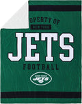 FOCO NFL Unisex-Adult NFL Team Logo Property 60" x 50" Sherpa Plush Throw Blanket