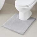 MADISON PARK SIGNATURE Marshmallow Bathroom Rug Non Slip, Luxrurious Plush Bath Mat, Absorbent, Quick Dry, Spa Design Bath Room Décor, 20x24, Grey | Non slip Backing, Spa Quality Luxurious Plush Bath Rug for Bathroom, Quick Dry, OEKO TEX, U Shaped