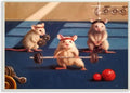 Mouse Gym Humor Comic, 13 x 19 Inch Mounted Print on Wall Plaque | Stupell Industries · By Lucia Heffernan · Ready to hang · Hand finished · Printed in Johnston · Rhode Island · Made in USA