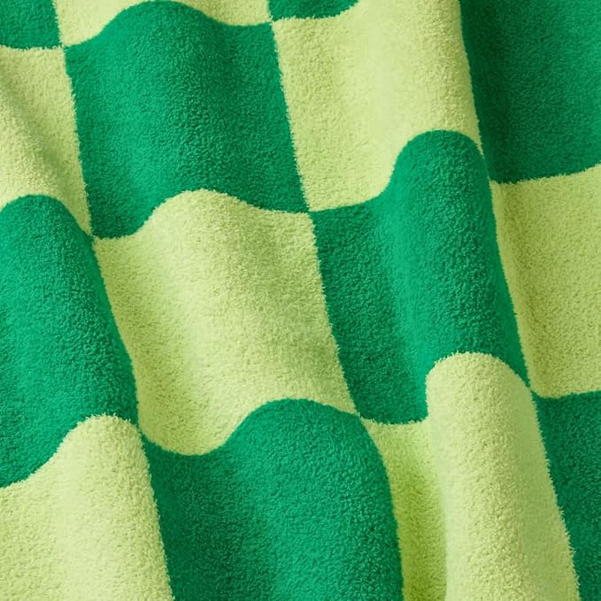 Wicked Elphaba Paul Tazewell Checkered Bedding Soft Cozy Feather Knit Intarsia Throw Blanket, 50 in x 60 in, (Officially Licensed Product) By Franco Collectibles