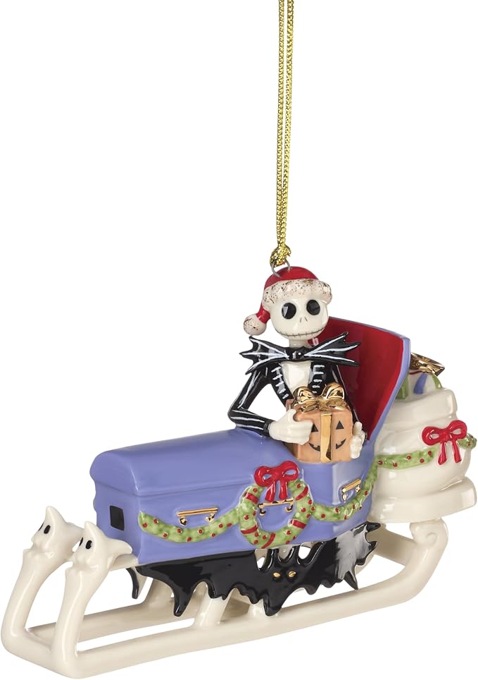 Lenox 898877 Jack Skellington Sledding Ornament