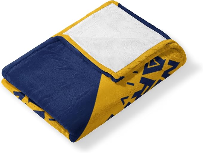 Northwest NCAA Silk Touch Throw Blanket, Ultra Soft Plush Polyester, Lightweight Warm Decorative Fan Gift, 46 x 60 in