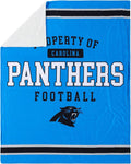 FOCO NFL Unisex-Adult NFL Team Logo Property 60" x 50" Sherpa Plush Throw Blanket