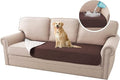 H.VERSAILTEX Couch Cover for Dogs Washable 100% Waterproof Sofa Cushion Cover Dog Bed Cover Non-Slip Pet Blanket for Sofa Cushion Protector, 35" x 74", Brown