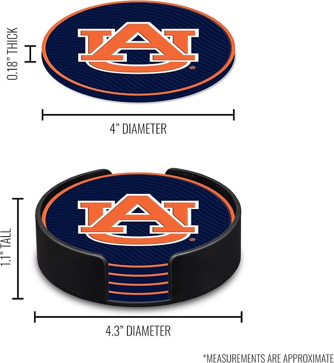Rico Industries NCAA 4pack Coaster Set - Classic Favorites