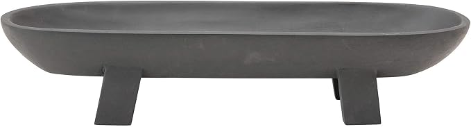 Bloomingville Mango Wood Footed, Black Tray (AH1719)