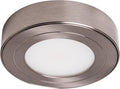Armacost Lighting PureVue LED Puck Light, Brushed Steel, 5000K, 253411 | Dimmable, Under Cabinet, 2.75 Inch Diameter, Hardwired, Low Voltage, Daylight White Light