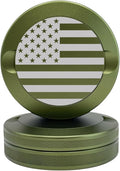 Edition 017: America | Metal Can | Metal Container | Pouch Container | Small Storage Tin (Military Green)