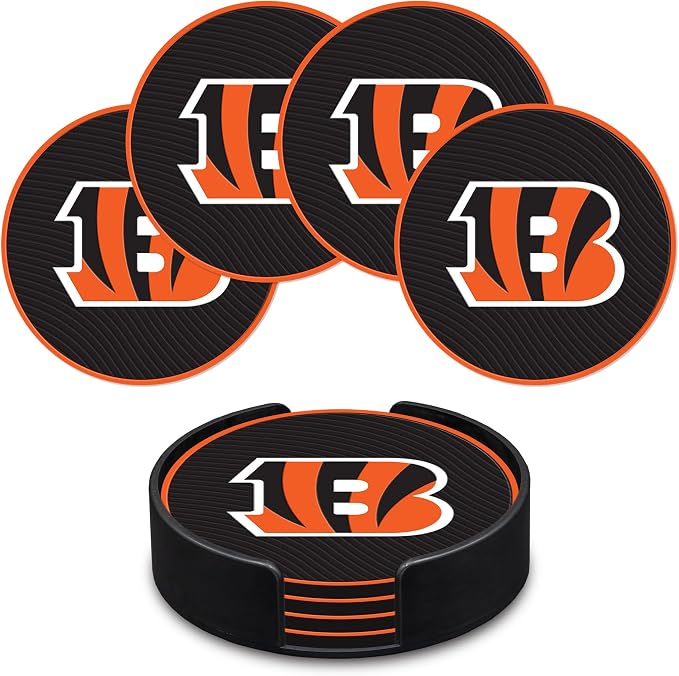 Rico Industries NFL Football Classic Favorites: PVC Coaster Set (4-Pack)