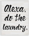 Alexa Do Laundry Comic Pop Culture, 16 x 20 Inch Framed Giclée Print | Stupell Industries · By Lil' Rue · Ready to hang · Great for laundry room decor · Made in USA