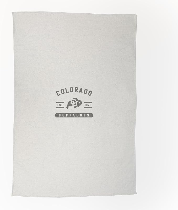 Logo Brands NCAA Sweatshirt Blanket - Officially Licensed Soft Throw Blanket for Fans, Cozy Game Day Blanket, Vintage-Style, Great Gift for Students & Alumni