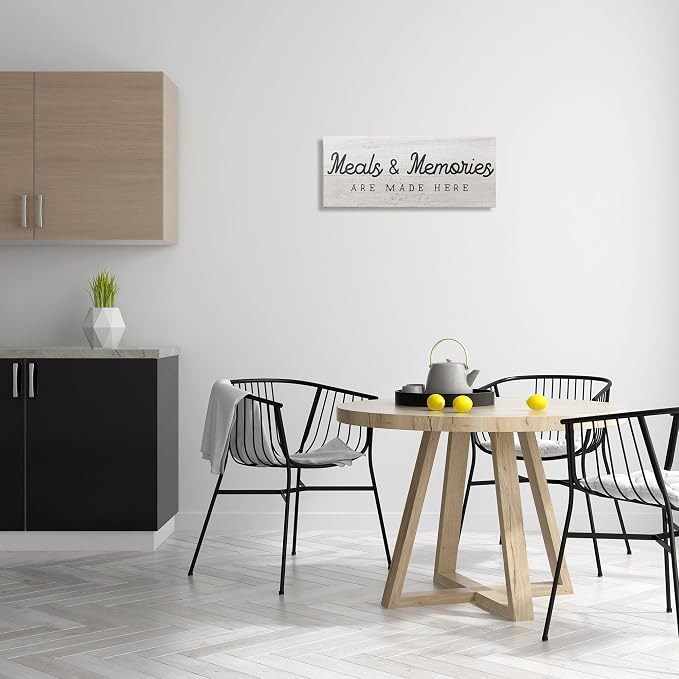 Rustic Kitchen Meals, 10 x 24 Inch Canvas Wall Art | Stupell Industries · By Lil' Rue · Ready to hang · Cozy country charm for kitchen or dining room · Made in USA