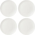 Lenox Wicker Creek Dinner Plates, 7.10, White, Set of 4