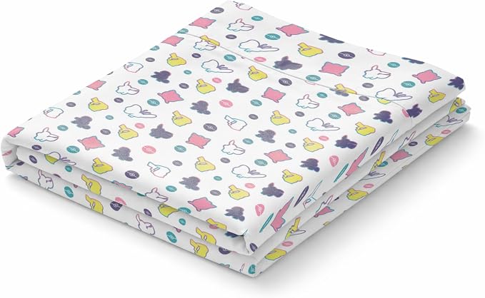 Northwest Pokemon Friendly Battle Twin Size Bed in a Bag Set, Pikachu Eevee Jigglypuff Squirtle, Kids Boys Girls Bedding Comforter Sheets