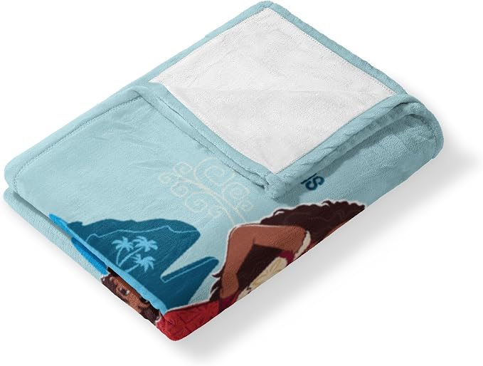 Disney Moana 2, Big Sis Lil Sis, Silk Touch Throw Blanket, 50 x 60 Inches
