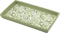 Avanti Linens - Vanity Tray, Resin Countertop Accessories, Guest Bathroom Essentials (Stratford Collection, Green)