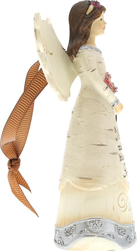Pavilion Gift Company 82350 Niece Ornament/Angel Figurine, 4-1/2-Inch, Silver