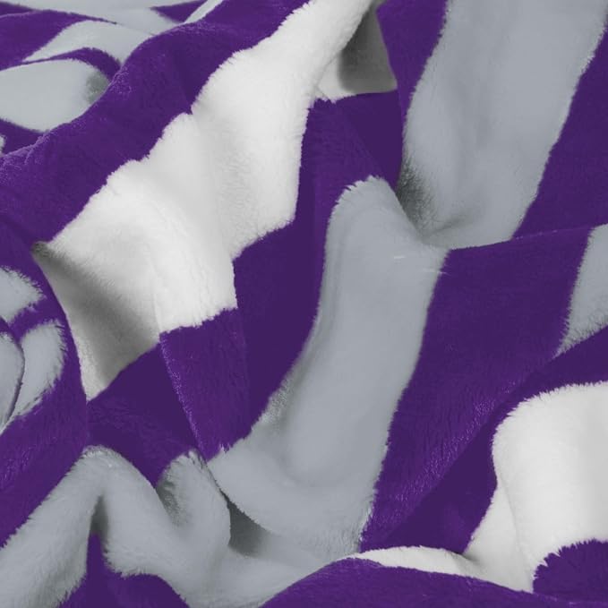 Logo Brands NCAA Raschel Throw Blanket – 50 x 60 Soft Fleece Blanket, Officially Licensed Collegiate Design, Cozy Throw for Tailgating, Game Day, & Home Décor