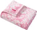 Betsey Johnson - Blanket, Buttery-Soft Throw Blanket for Couch or Bed, Boldly Plush & Oversized Bedding (Cottage Floral Pink, 50" x 70")