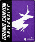 Proformance Home NCAA Grand Canyon Antelopes Endzone Ultra Soft Tailgate Throw