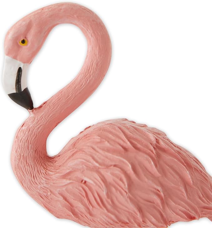 Zingz & Thingz Animal Resin Figurine, Flamingo Trio, 3.25x2.75x8.25