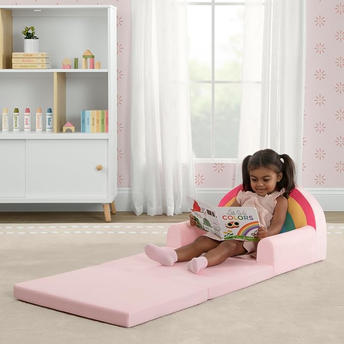 Delta Children Rainbow Flipout Figural Chair