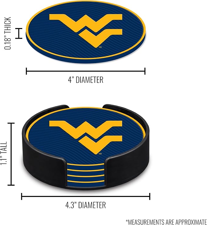 Rico Industries NCAA 4pack Coaster Set - Classic Favorites