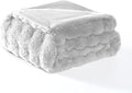 Modern Threads Water-Resistant Faux Rabbit Fur Pet Blanket for Dogs & Cats – Ultra-Soft Couch, Bed & Crate Protector, 40x50 Light Grey